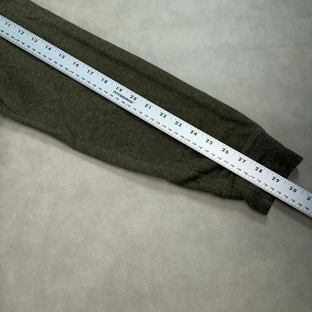 Polo Ralph Lauren Sweater Mens XL Green Long Sleeve Pony Shawl Collar Estate Rib